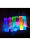 Yeşil Led Işıklı Baskı Yapılabilen Pilli Bileklik Bilezik 1,5 cm Genişlik-7