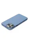 Apple iPhone 13 Pro Kılıf Anka PC Sert Metal Kapak - Mavi-5