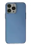 Apple iPhone 13 Pro Kılıf Anka PC Sert Metal Kapak - Mavi-1