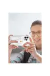 Apple iPhone 13 Pro Kılıf Kart Şeffaf Silikon - Şeffaf-3