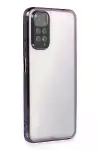 Xiao Red Note 11 Kılıf Razer Lensli Silikon - Mor-1