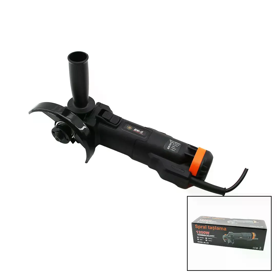 SPRAL TAŞLAMA 1200W SİYAH - TURUNCU 11000/n - 125mm BLL-02
