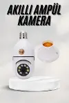 Akıllı Kamera Wifi Kamera Duylu Ampul Görünümlü 360 Derece Dönebilen Ev Kamerası-1