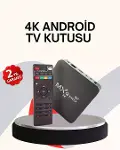 4K Android TV Box – Akıllı Medya Oynatıcı, 2GB RAM, 16GB Hafıza, Wi-Fi Destekli-1