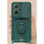 Xiao Red Note 13 Pro Plus Kılıf Zuma Kartvizitli Yüzüklü Silikon - Lacivert-2