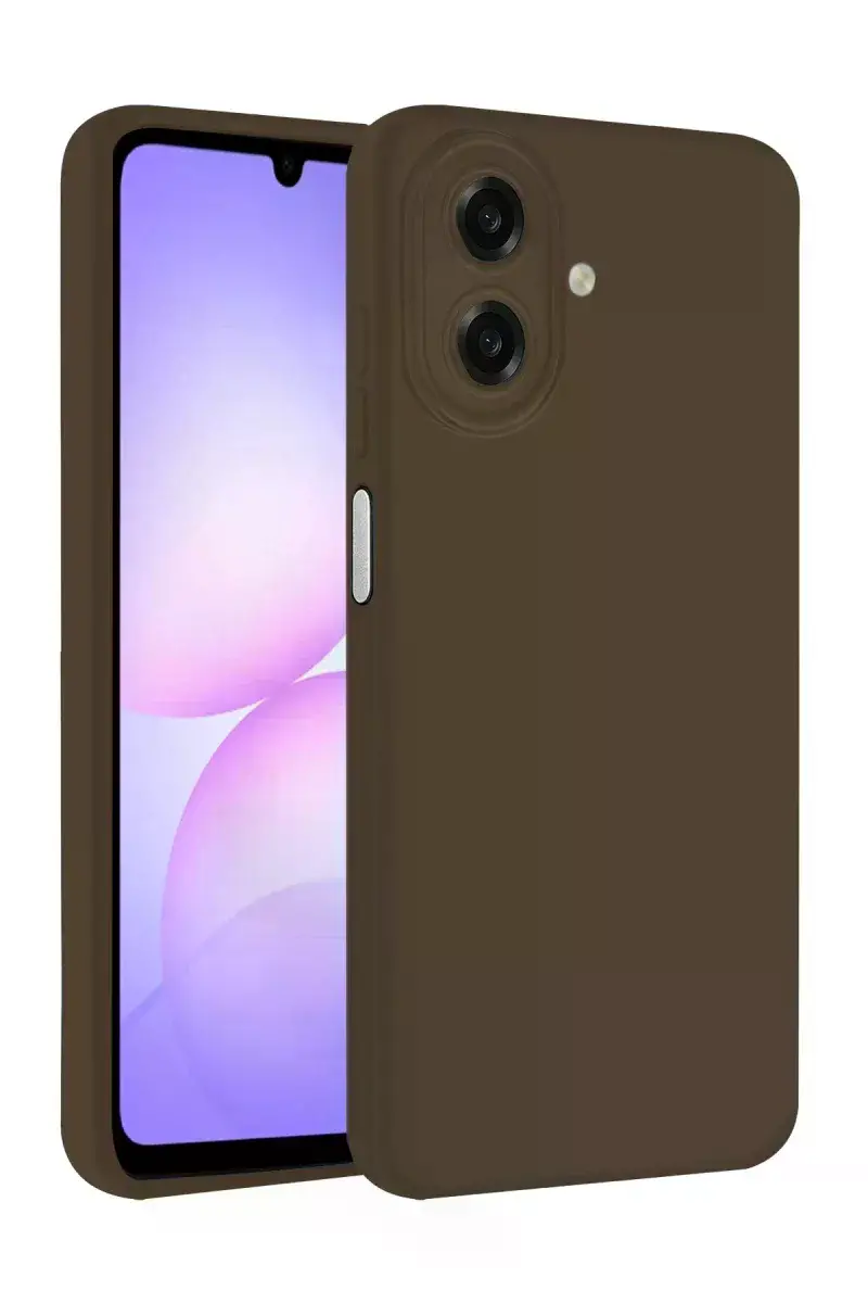 Samsung Galaxy A07 4G First Silikon - Kahverengi