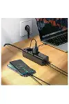 67w Hızlı Şarjlı Akıllı Çoklu Priz – 2000w Güç, 2 Usb-c + 2 Usb-a Çıkışlı, Telefon & Laptop Uyumlu-6