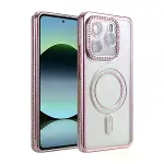 Xiao Red Note 14 4g Joke Simli Magneticsafe Kılıf - Pembe-1