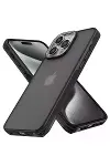 Apple iPhone 15 Pro Max Kılıf Elegant Kapak - Siyah-2