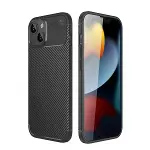 Apple İphone 14 Kılıf Auto Focus Karbon Kapak - Siyah-1