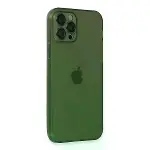 Apple İphone 12 Pro Kılıf Fly Lens Silikon - Yeşil-3