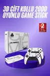 3D 4K HD 2.4G Game Stick 4K Ultra Hd Oyun Konsolu Çift Kollu-2