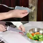 Isıya Dayanıklı Silikon Kauçuk Tencere,Kapı Tutma Kılıfı Kendinden Küçülen,Her Sapa Uyumlu Tava Kulp-2
