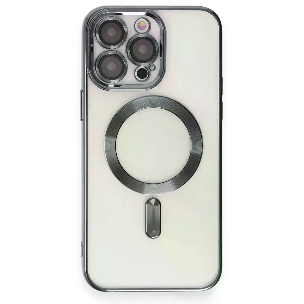 Apple İphone 15 Pro Kılıf Kross Magneticsafe Kapak - Titan Gri