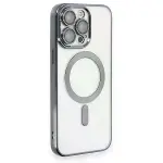 Apple İphone 15 Pro Kılıf Kross Magneticsafe Kapak - Titan Gri-2