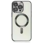 Apple İphone 15 Pro Kılıf Kross Magneticsafe Kapak - Titan Gri-1