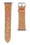 Apple Watch 42mm Starry Taşlı Kordon - Pudra-1