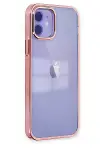 Apple iPhone 12 Kılıf Element Silikon - Pembe-4