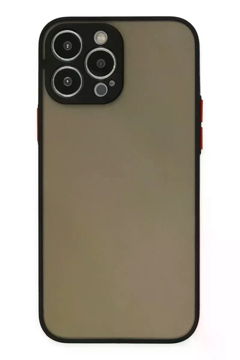 Apple iPhone 14 Pro Kılıf Montreal Silikon Kapak - Siyah