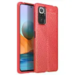 Xiao Red Note 10 Pro Kılıf Auto Focus Kapak - Kırmızı-1