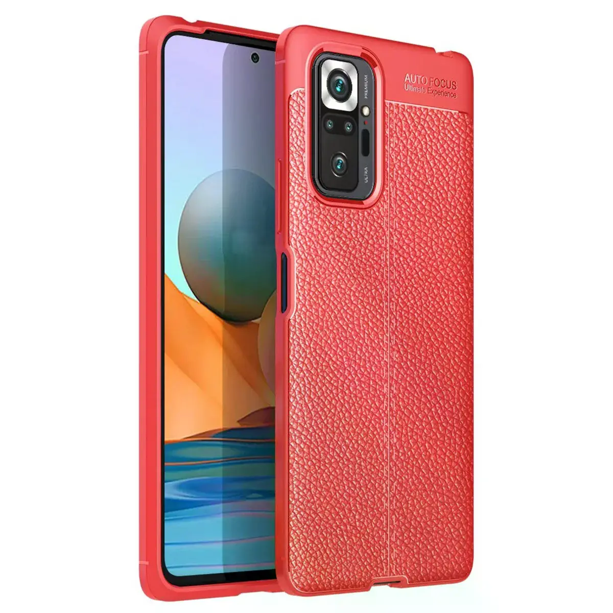 Xiao Red Note 10 Pro Kılıf Auto Focus Kapak - Kırmızı