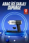 Vakumlu Araç İçi Süpürge Taşınabilir Pratik Şarjlı Tezlenebilir-2