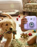 HD Ekranlı Çocuk Fotoğraf Makinesi Video Kayıt ve Baskı Kağıdı Kalem Hediyeli-1