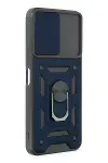 Vivo Y16 Kılıf Pars Lens Yüzüklü Silikon - Lacivert-3