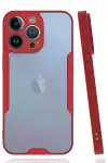 Apple iPhone 14 Pro Kılıf Platin Silikon - Kırmızı-1