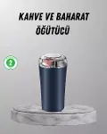 Elektrikli Kahve ve Baharat Öğütücü – Güçlü Motor, Paslanmaz Çelik Gövde, Kolay Tezlik-1