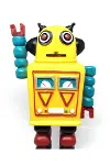 Decotown Nostaljik Sevimli Uzaylı Robot Şeklinde Figür Biblo-4
