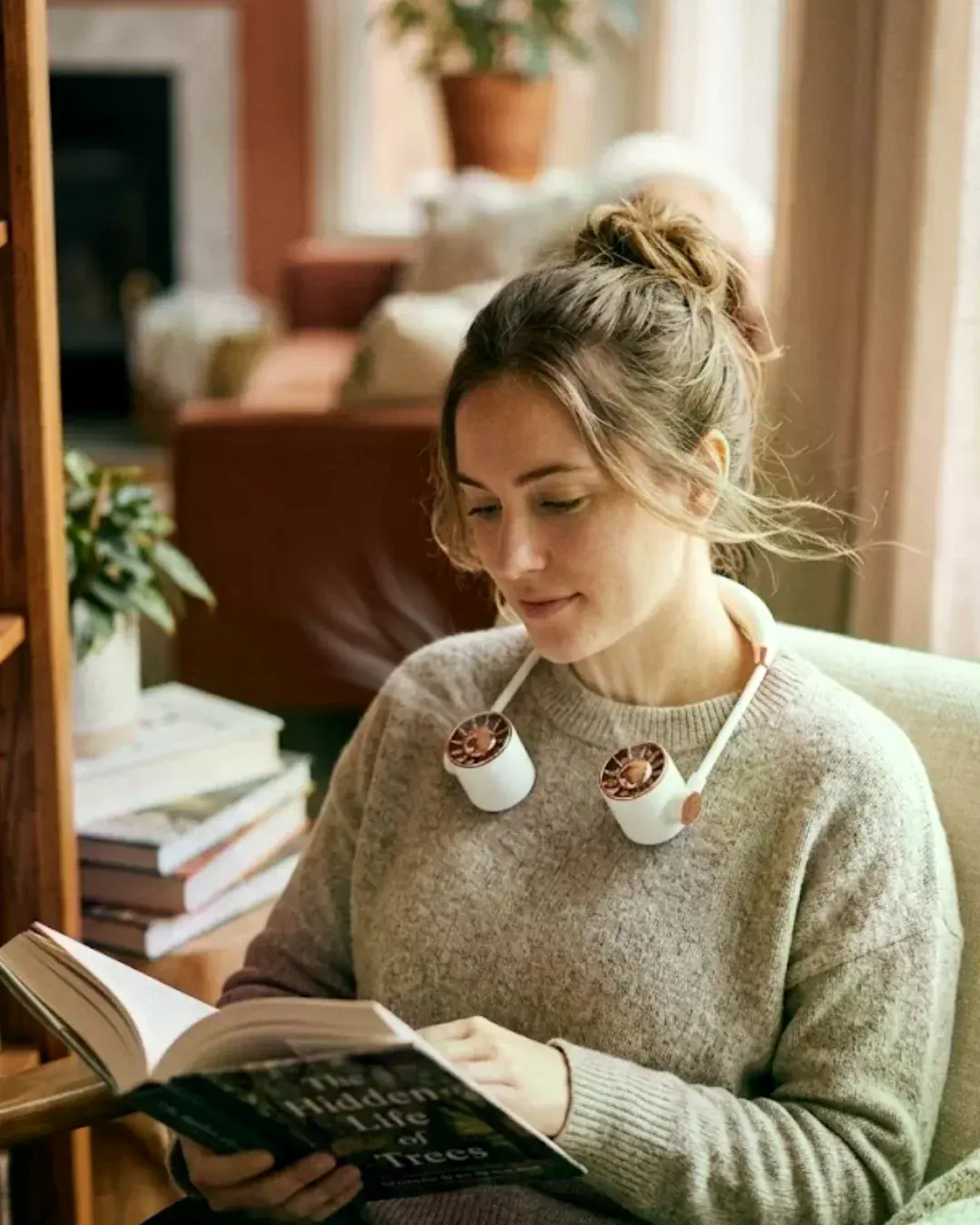 Katlanabilir Gövdeli Uzun Ömürlü Şarjlı Mini Fan
