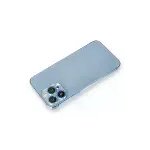 Apple iPhone 12 Pro Max Shine Kamera Lens Koruma Cam - Mavi-2