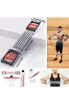 Göğüs Genişletme ve Kuvvet Egzersiz Aleti – 5 Yaylı 5 Kademeli Ayarlanabilir Fitness ve Kuvvet Antre-5