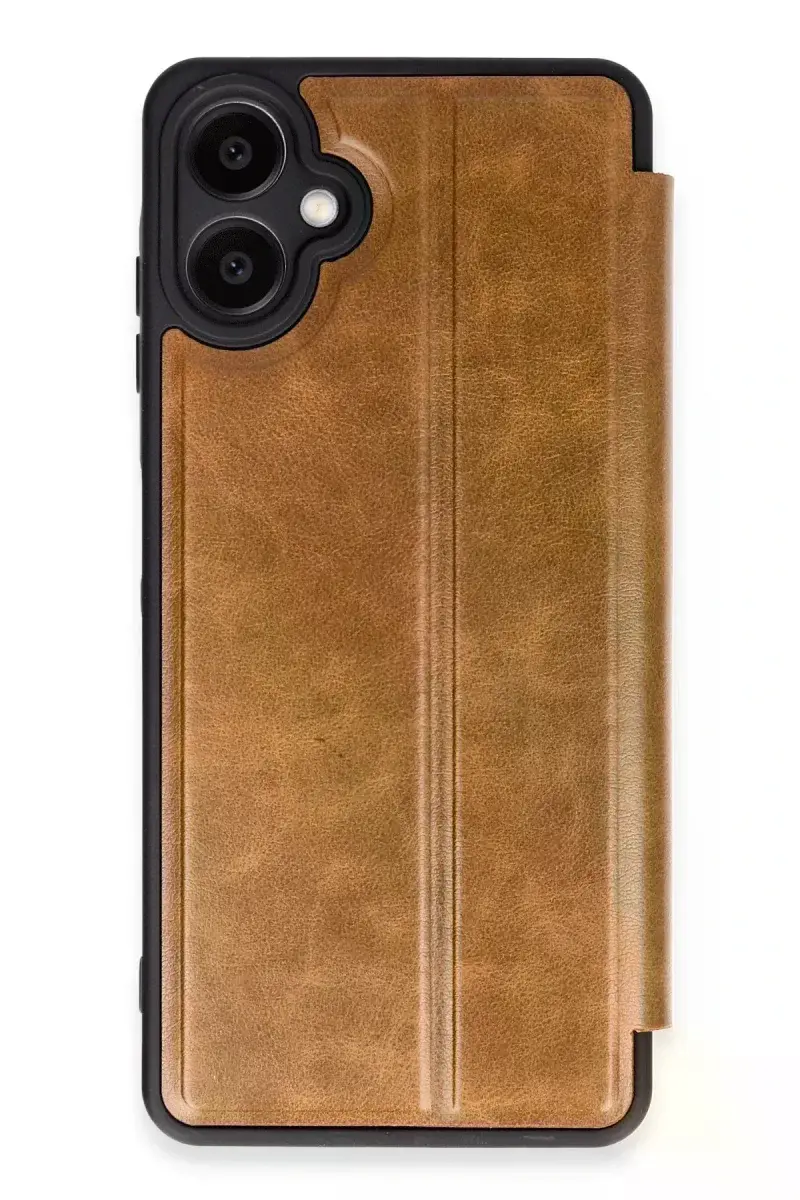 Samsung Galaxy A06 Kılıf Flip Cover - Taba