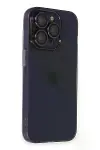 Apple iPhone 14 Pro Max Kılıf Luko Lens Silikon - Derin Mor-4