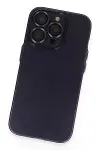 Apple iPhone 14 Pro Max Kılıf Luko Lens Silikon - Derin Mor-5