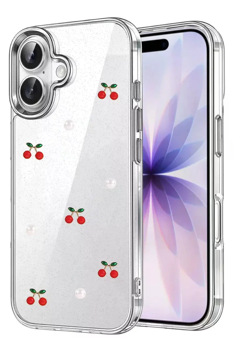 Apple iPhone 16 Plus Fiyonk Desenli Kapak - Desen 9