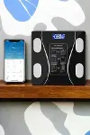 Tartı Baskül Dijital Elektronik Tartı Vücut iz Wifi Akıllı Yağ Ölçer-8