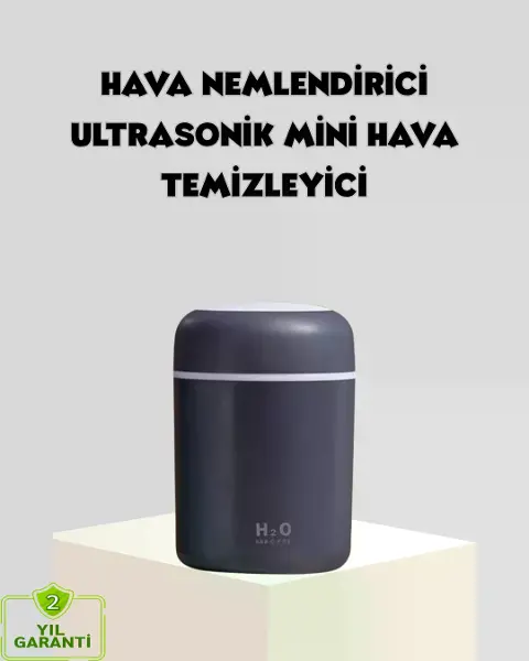 LED Işıklı USB Nemlendirici – Sürekli ve Aralıklı Püskürtme Modu