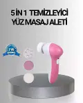 5 Başlıklı Yüz Masaj Aleti – Cilt Tezleme, Peeling, Siyah Nokta ve Gözenek Bakımı-1