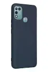 İnfinix Hot 10 Play Kılıf Nano içi Kadife Silikon - Lacivert-4