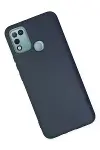 İnfinix Hot 10 Play Kılıf Nano içi Kadife Silikon - Lacivert-6