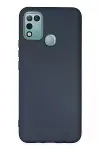 İnfinix Hot 10 Play Kılıf Nano içi Kadife Silikon - Lacivert-1