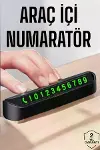 Numaralık Araç İçi Araba Araç Park Numaratör Telefon Numarası Yazma-3