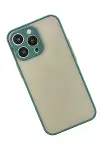 Apple iPhone 14 Pro Max Kılıf Montreal Silikon Kapak - Yeşil-2