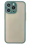 Apple iPhone 14 Pro Max Kılıf Montreal Silikon Kapak - Yeşil-1
