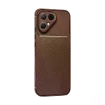 Tecno Pova Curve 2 5g Auto Focus Karbon Kapak - Kahverengi-6
