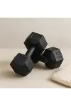 6 kg Plastik Köşeli Dambıl (Çift)-1