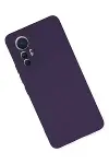 Xiao 12 Lite Kılıf Nano içi Kadife Silikon - Mor-3